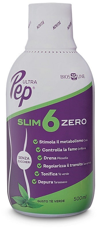bios line ultra pep slim 6 zero te verde 500 ml biosline ultra pep ean 8030243030504