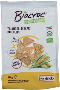 biotobio biocroc triangoli di mais bio 40 g biotobio ean 8016323022829