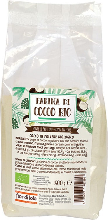 biotobio fior di loto farina di cocco bio 500 g biotobio ean 8016323032880