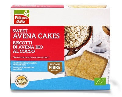biotobio fsc sweet avena cakes biscotti di avena al cocco bio senza lievito di birra senza latte co nolio di girasole senza olio di palma 250 g biotobio ean 8017977031571