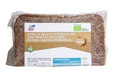 biotobio pane di segale integrale con semi di lino e semi di chia bio 500 g biotobio ean 8017977040528