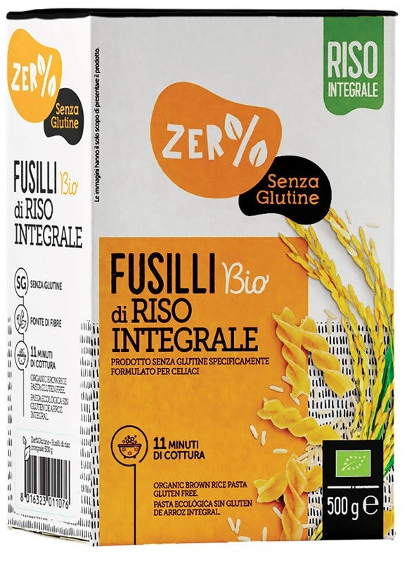 biotobio zero glutine fusilli di riso integrale senza glutine bio 500 g zer glutine ean 8016323011076