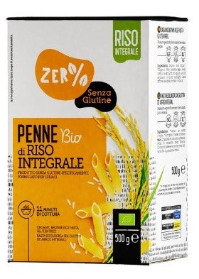 biotobio zero glutine penne di riso integrale senza glutine bio 500 g zer glutine ean 8016323011083