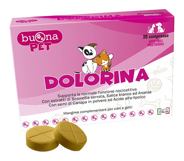 buona societa benefit dolorina 20 compresse nuova formula buona ean 8032749651184