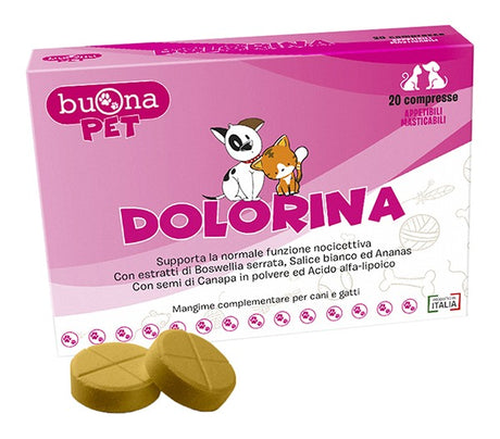 buona societa benefit dolorina 20 compresse nuova formula buona ean 8032749651184