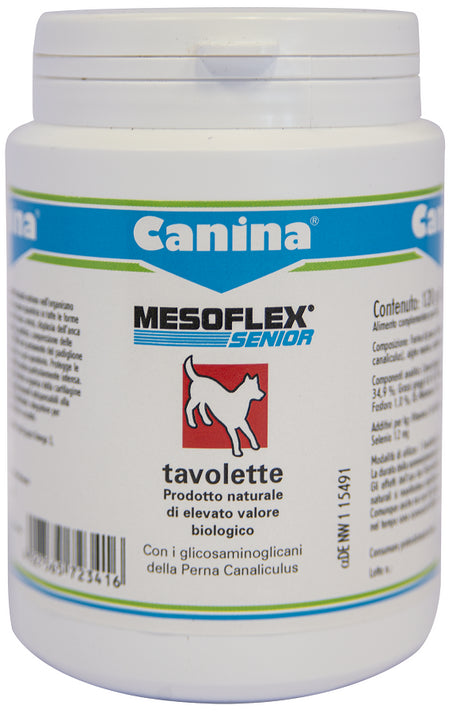 canina pharma mesoflex senior 120 tavolette mesoflex ean 4027565723416
