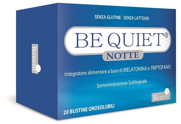 cantassium benessere 1968 be quiet notte 1 mg 20 bustine 13 g be quiet ean 8032628862519