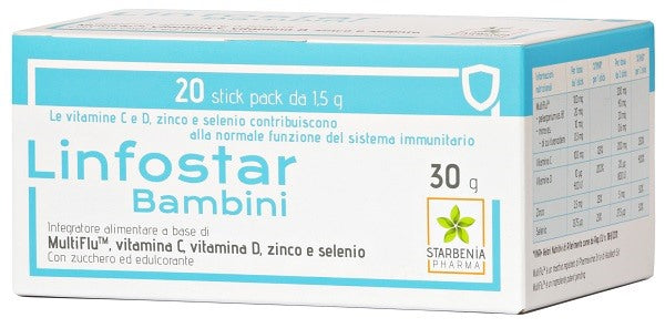 centro prod servizi linfostar bambini 20 stick starbenia pharma