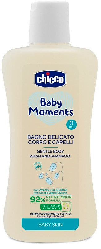 chicco artsana spa chicco baby moments bagno shampoo delicate 200 ml chicco ean 8058664138418