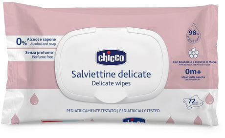 chicco artsana spa chicco salviette delicate 72 pezzi plaque chicco ean 8058664173778