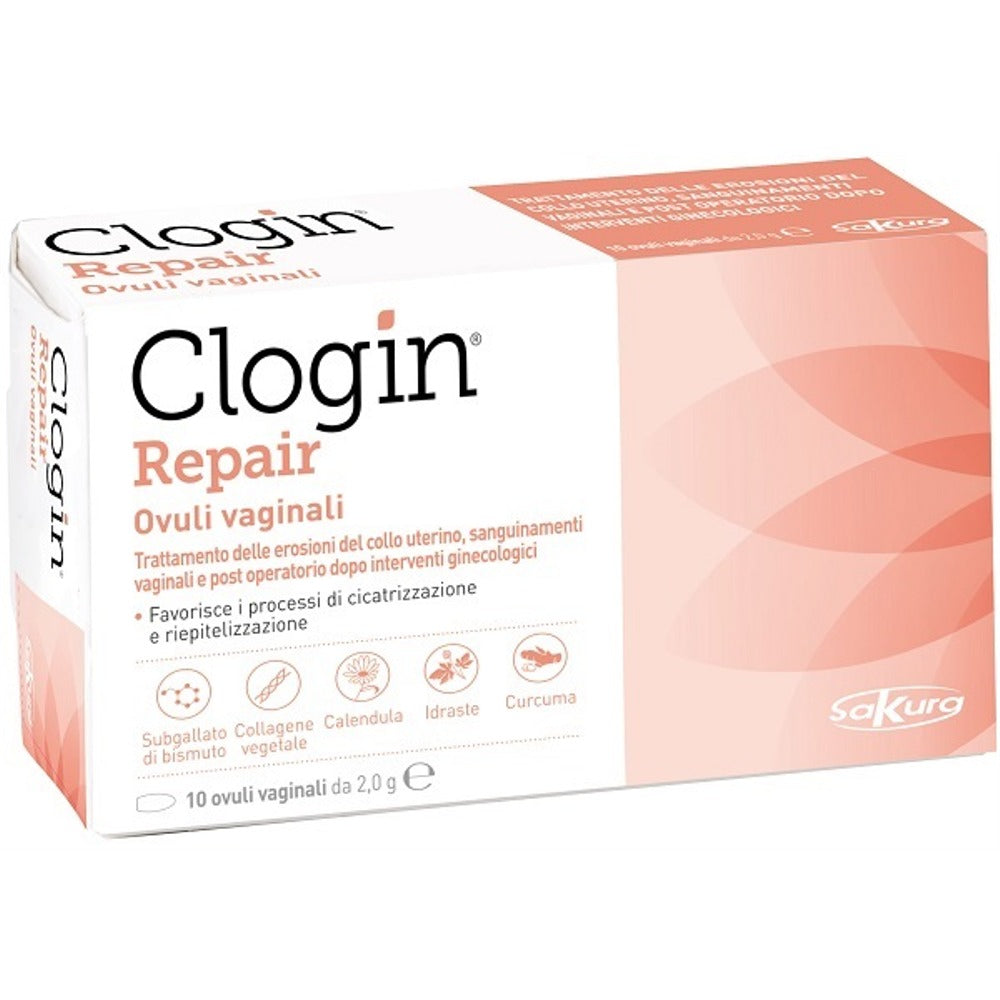 clogin clogin repair 10 ovuli vaginali clogin ean 5944757500145