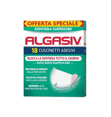combe italia algasiv adesivo per protesi dentaria superiore 15 pezzi offerta speciale 3 pezzi algasiv ean 5010934005045