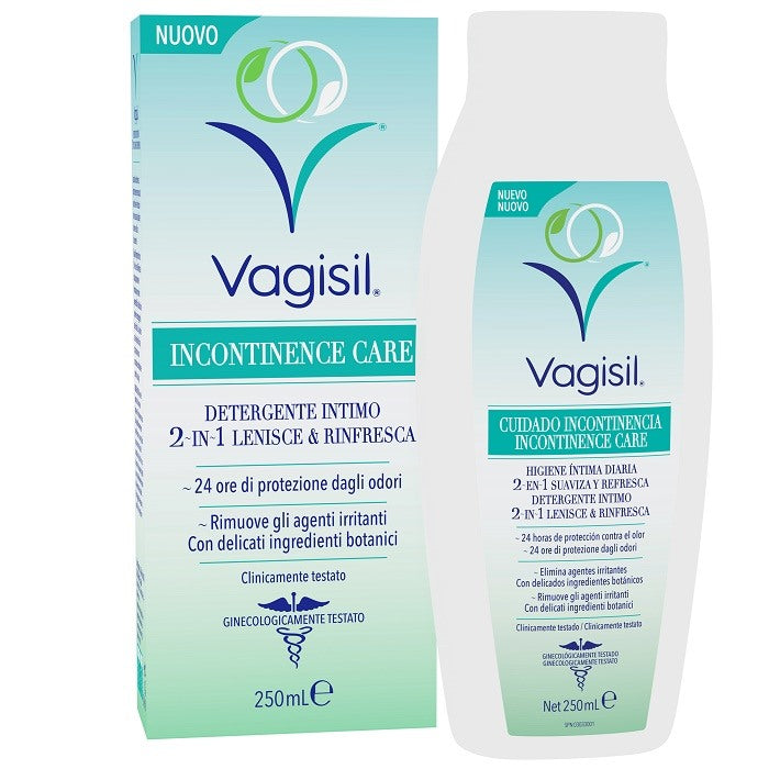 combe italia vagisil incontinence care detergente intimo 2in1 lenisce rinfresca 250 ml vagisil ean 8413853790004