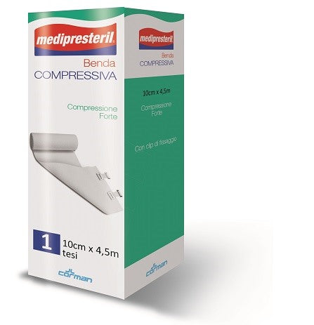 corman benda medipresteril compressione forte m45x10cm tesi medi presteril ean 8016867000123
