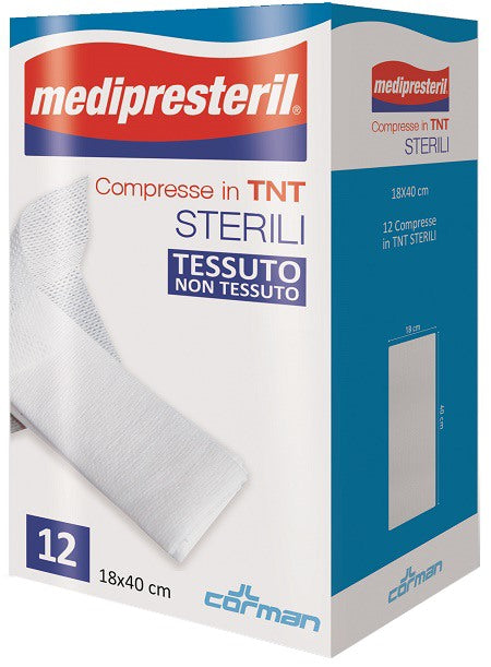 corman compresse sterili tnt medipresteril 18x40 cm 12 pezzi medi presteril ean 8016867014878
