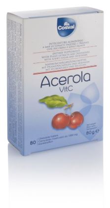 cosval acerola vitamina c 80 tavolette cosval ean 8021685011756
