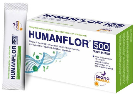 crono pharma humanflor 500 nucleotidi 8 stick pack