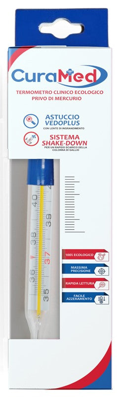 cura farma srl termometro clinico ovale al gallio con agitatore curaterm cura farma ean 8056590232200