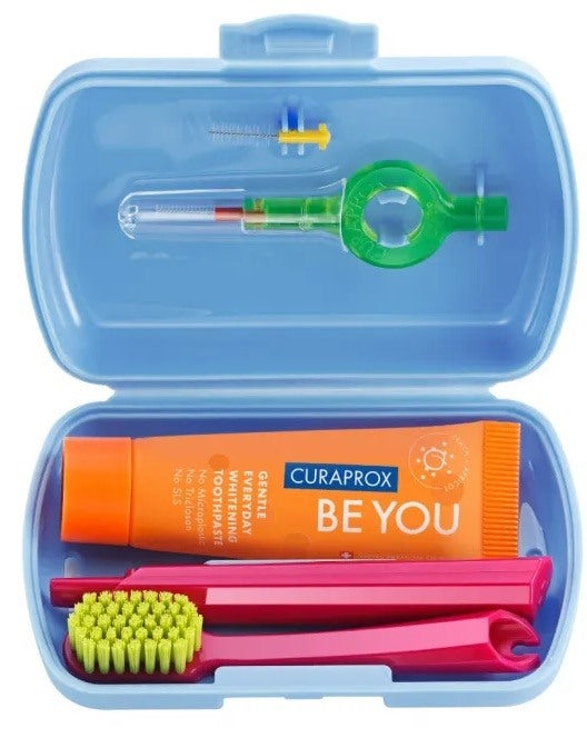 curaprox curaprox travel set blue curaprox ean 7612412429879