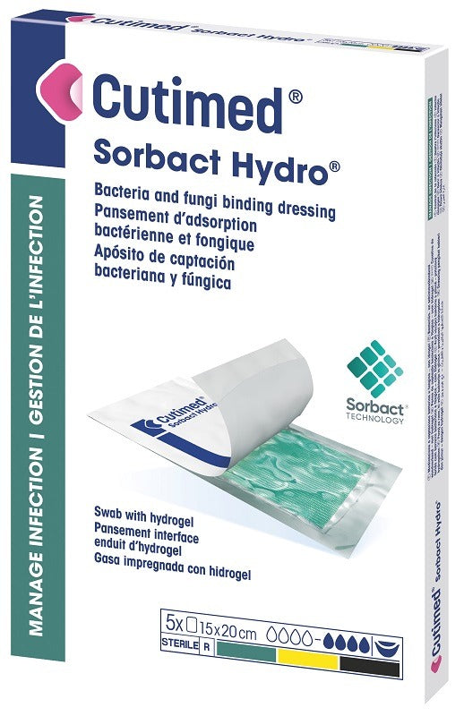 cutimed medicazione idrofobica cutimed sorbact hydro 75x75 cm 10 pezzi cutimed ean 7392130009866