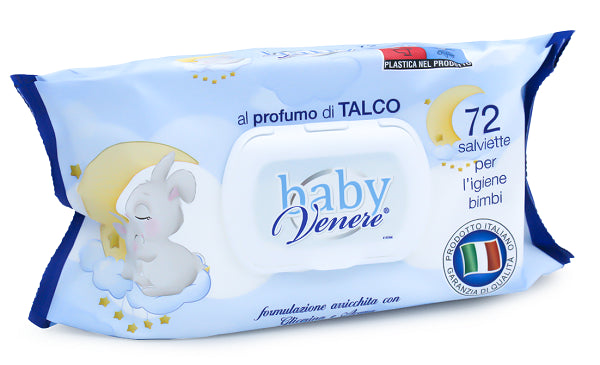 da ma distribuzione venere salviettine baby talco 72 pezzi da ma ean 8052283170880