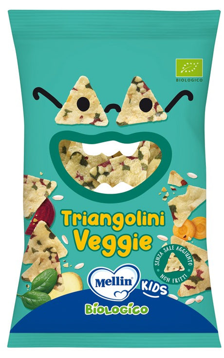 danone nutricia soc ben mellin snack bio triangolini veggie 30 g mellin ean 8017619401038