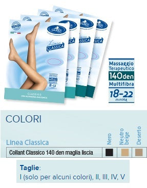 desa pharma sauber collant 140 denari maglia liscia neutro beige 4 linea classica sauber ean 8005520603788