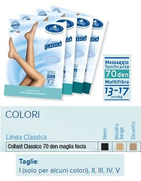 desa pharma sauber collant 70 denari maglia liscia nero 5 linea classica sauber ean 8005520603610