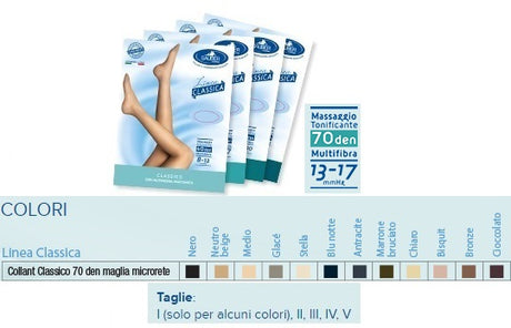desa pharma sauber collant 70 denari maglia microrete neutro beige 4 linea classica sauber ean 8004373279485