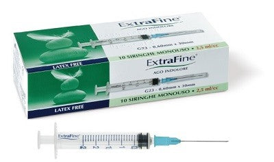 desa pharma siringa ipodermica extrafine 25 cc g23 060x30 10 pezzi extrafine ean 8026486013855