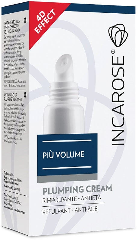 diva incarose piu volume plumping cream 15 ml incarose ean 8002712025380