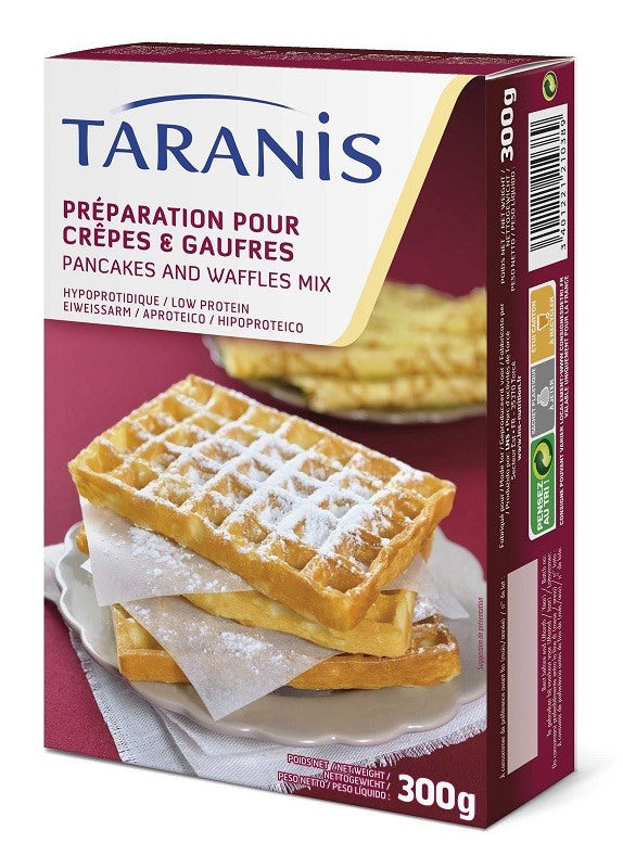 dmf dietetic metabolic food taranis preparato per crepes e waffles 300 g taranis ean 3551101426031