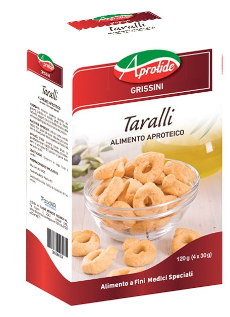 dmf pharma foodar aprotide grissini taralli 4 pezzi da 30 g aprotide