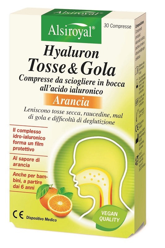 dr cagnola hyaluron tossegola arancia 30 compresse hyaluron ean 4000307167310