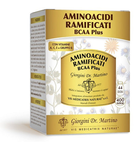 dr giorgini ser vis aminoacidi ramificati bcaa 400 pastiglie giorgini ean 8058045126478