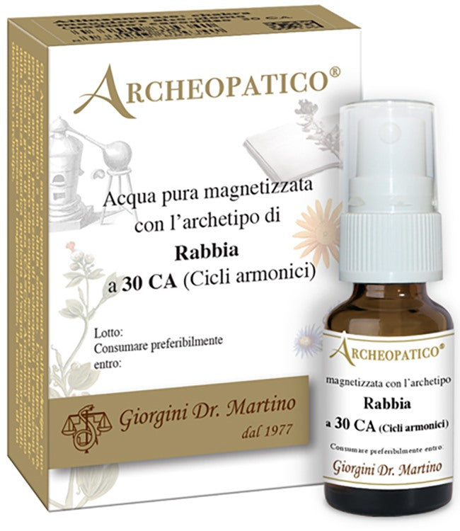 dr giorgini ser vis archeopatico acqua pura magnetizzata con archetipo rabbia a 30 cicli armonici 10 ml giorgini ean 8034003688387