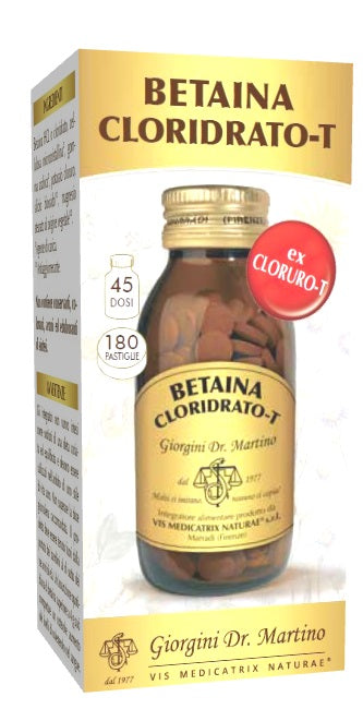 dr giorgini ser vis betaina cloridrato t 180 pastiglie labcare ean 8058045121268