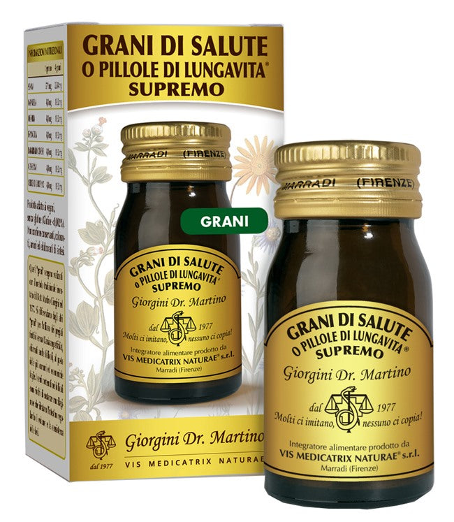 dr giorgini ser vis grani di salute o pillole di lungavita supremo 30 g giorgini ean 8058045121039