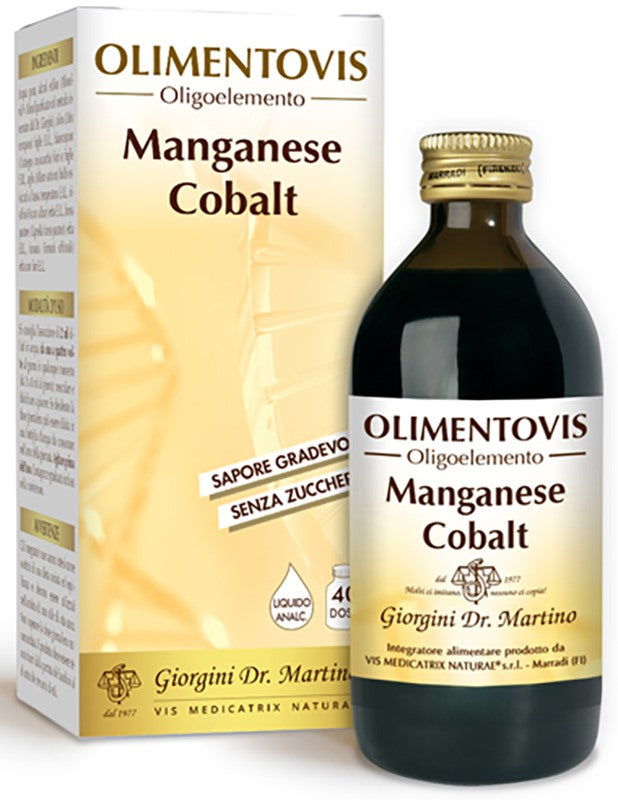 dr giorgini ser vis olimentovis oligoelemento manganese cobalt liquido analcolico senza zuccheri 200 ml 40 dosi giorgini ean 8056364777654