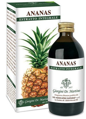 dr giorgini ser vis srl ananas estratto integrale 200 ml giorgini ean 8056364773694