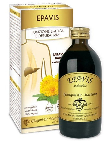 dr giorgini ser vis srl epavis liquido analcolico 200 ml giorgini ean 8034003685119