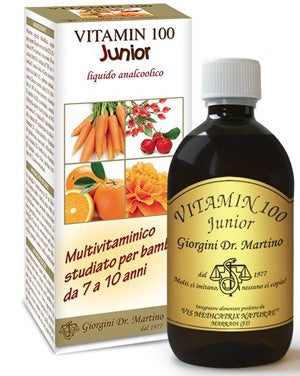 dr giorgini ser vis vitamin 100 junior liquido analcolico 500 ml giorgini ean 8056364773083