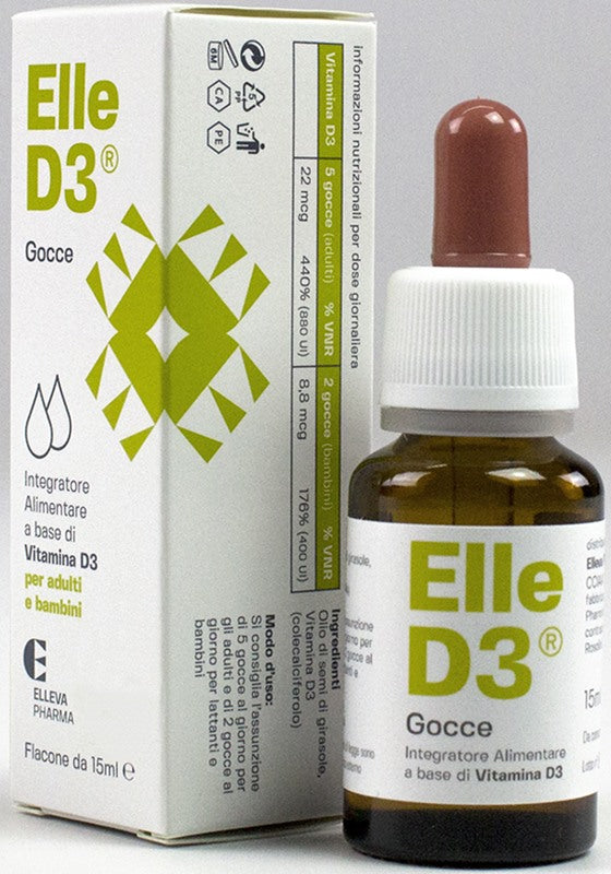 elleva pharma elle d3 gocce 15 ml