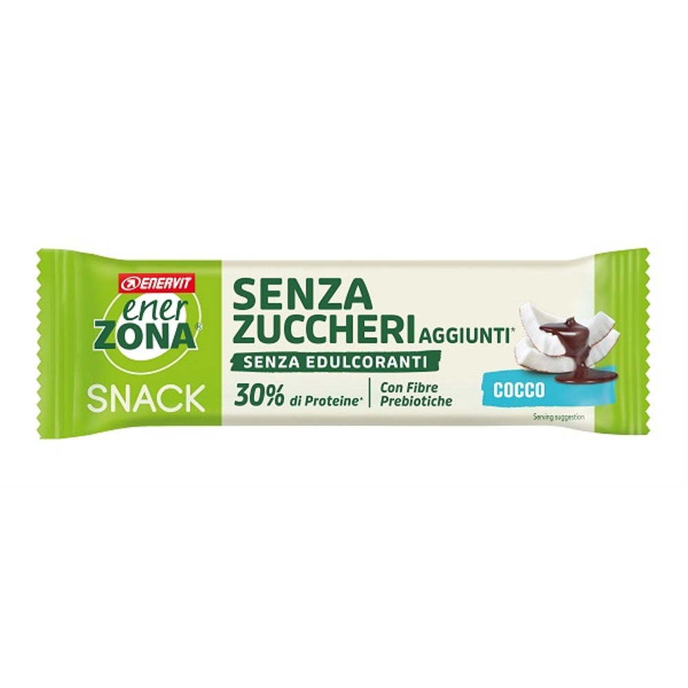 enervit enerzona snack coconut senza zuccheri aggiunti 33 g enervit ean 8007640812040