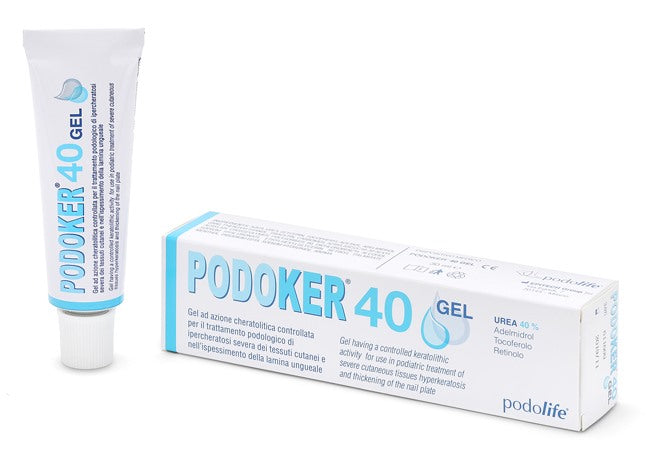 epitech podoker 40 gel azione cheratolitica tubo da 30 ml con applicatore ean 8031359040746