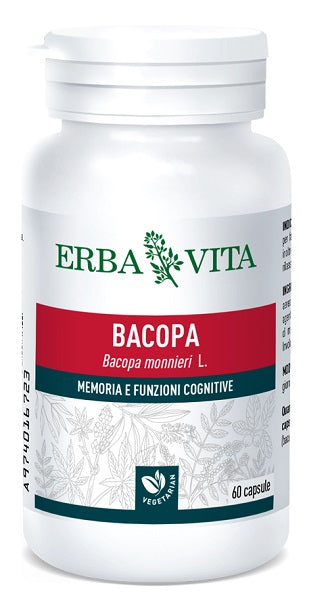 erba vita group bacopa 60 capsule erba vita ean 8056992941557