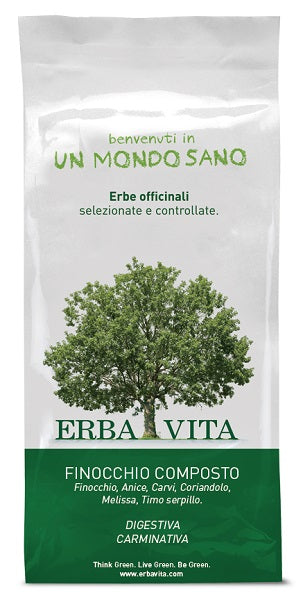 erba vita group finocchio composto tisana 100 g erba vita