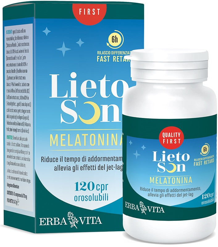 erba vita group lietoson melatonina 120 compresse orosolubili erba vita ean 8056992940628