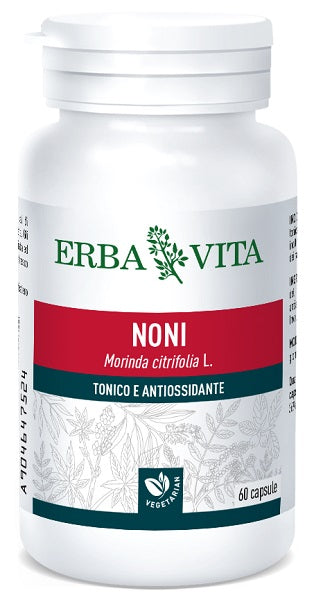 erba vita group noni 60 capsule 500 mg erba vita ean 8056992941700