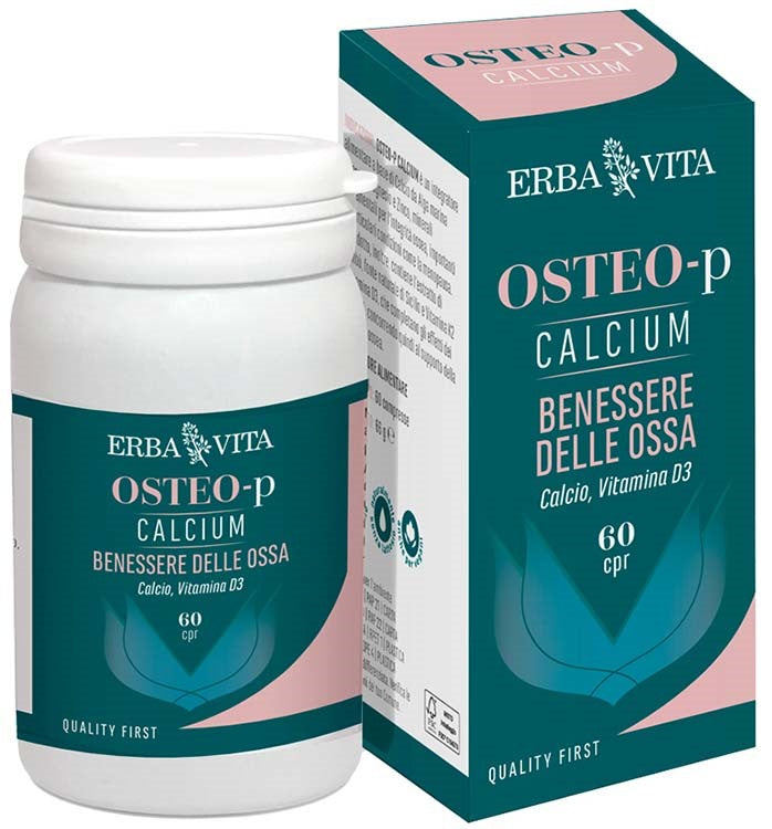 erba vita group osteo p calcium 60 compresse erba vita ean 8056992944954